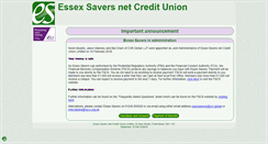 Desktop Screenshot of essexsavers.co.uk